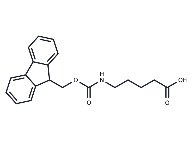 Fmoc-5-aminopentanoic acid Chemical Structure