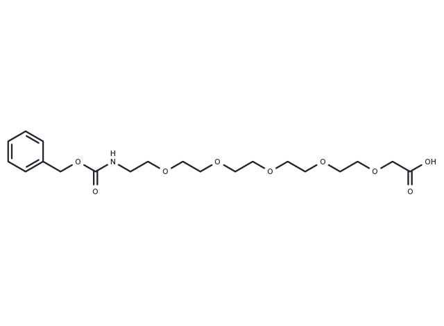 TargetMol Chemical Structure Cbz-NH-PEG5-CH2COOH