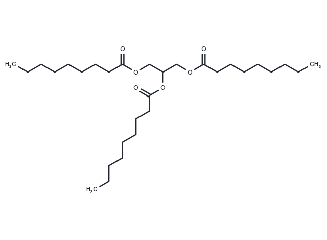 Tripelargonin Chemical Structure