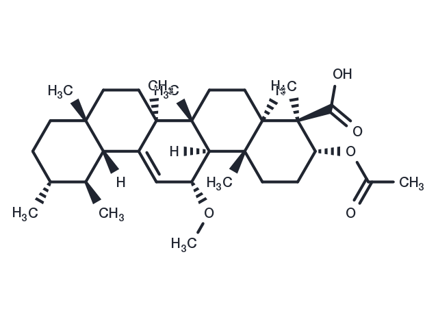 TargetMol Chemical Structure Acetyl 11α-methoxy-β-boswellic Acid