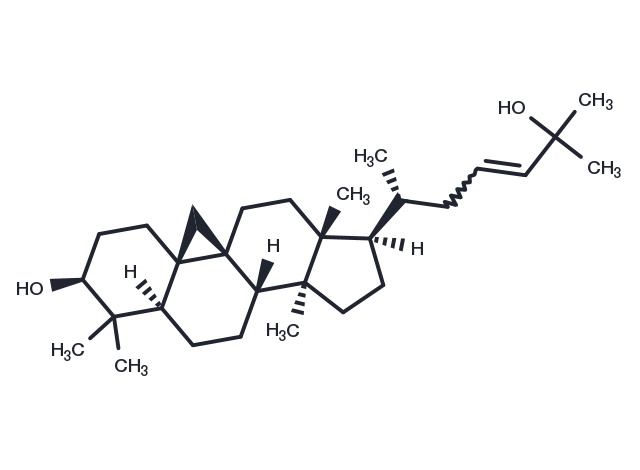 Cycloart-23-ene-3,25-diol Chemical Structure