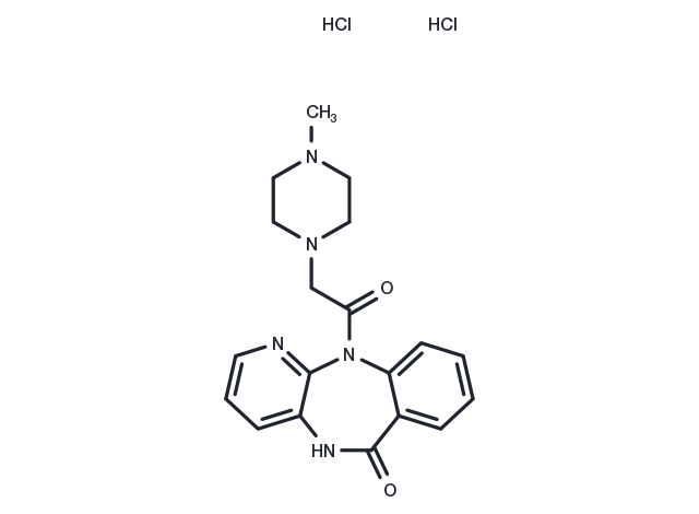 Pirenzepine dihydrochloride Chemical Structure