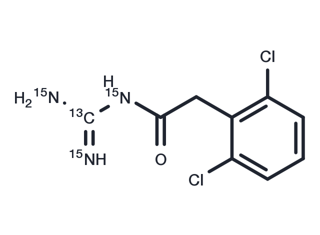Guanfacine-13C,15N3 Chemical Structure