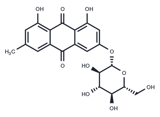 Emodin 6-O-β-D-glucoside Chemical Structure