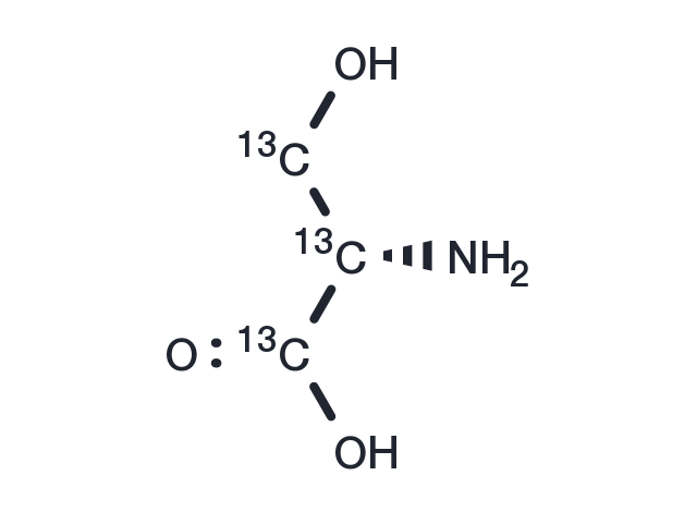 L-Serine-13C3 Chemical Structure