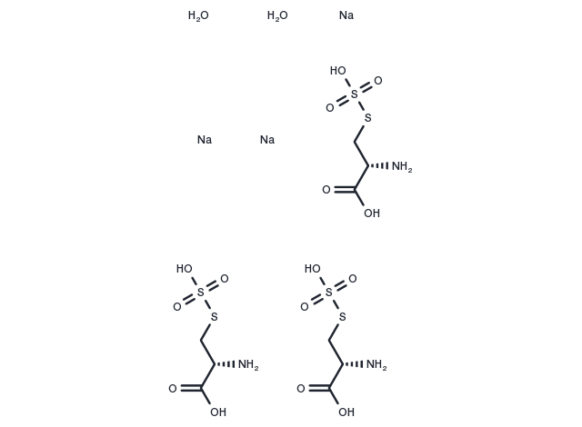 L-Cysteine S-sulfate sodium salt sesquihydrate Chemical Structure