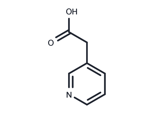 3-Pyridineacetic acid Chemical Structure