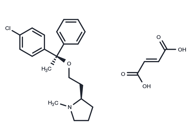 TargetMol Chemical Structure Clemastine fumarate