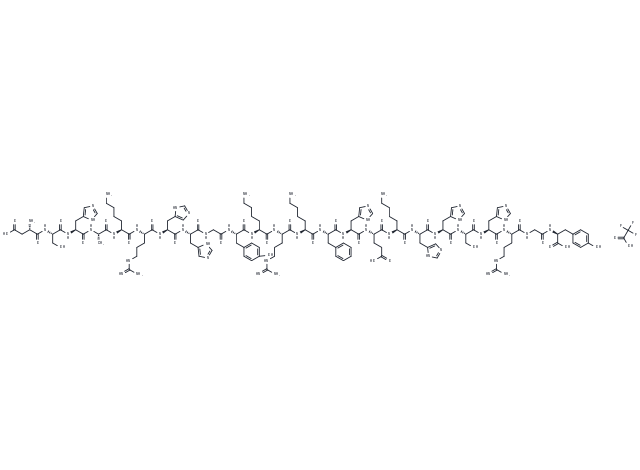 Histatin 5 (TFA)(115966-68-2,free) Chemical Structure