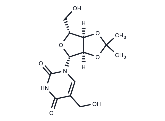 2’,3’-O-Isopropylidene-5-hydroxymethyl uridine Chemical Structure