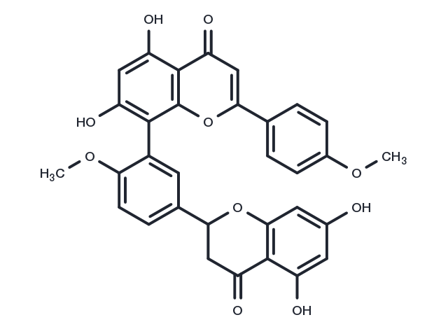 TargetMol Chemical Structure 2,3-Dihydroisoginkgetin
