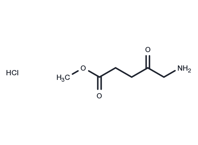 Methyl Aminolevulinate Hydrochloride Chemical Structure