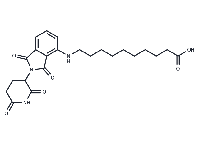 Pomalidomide-C9-COOH Chemical Structure