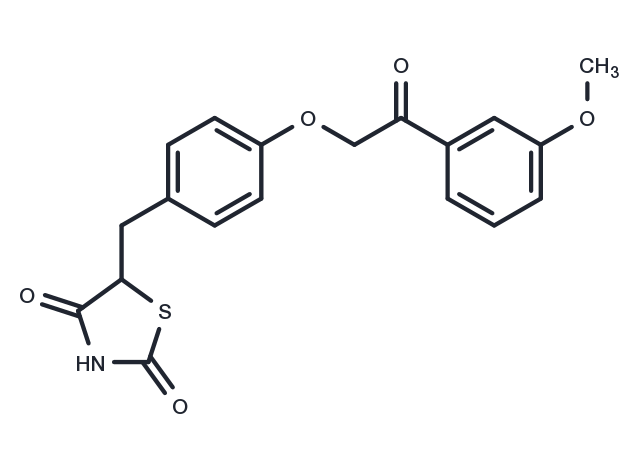 Azemiglitazone Chemical Structure