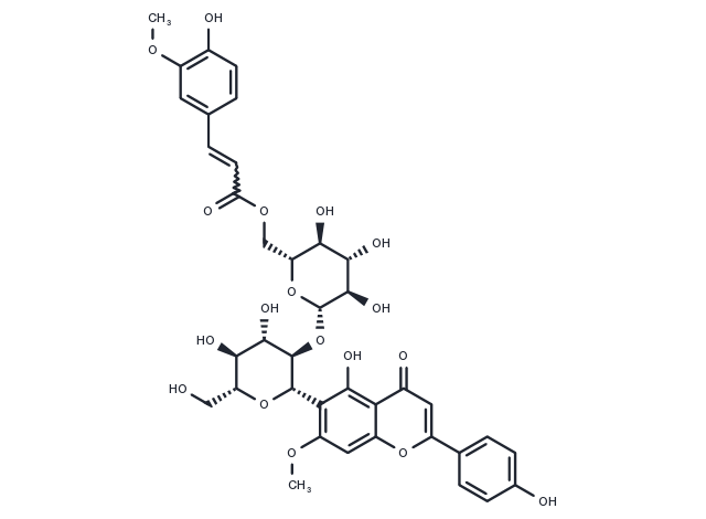 TargetMol Chemical Structure 6‴-Feruloylspinosin