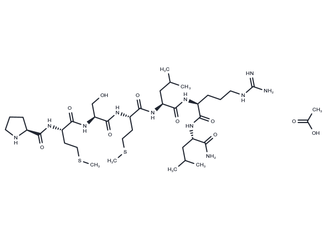 TargetMol Chemical Structure Myomodulin acetate(110570-93-9 free base)