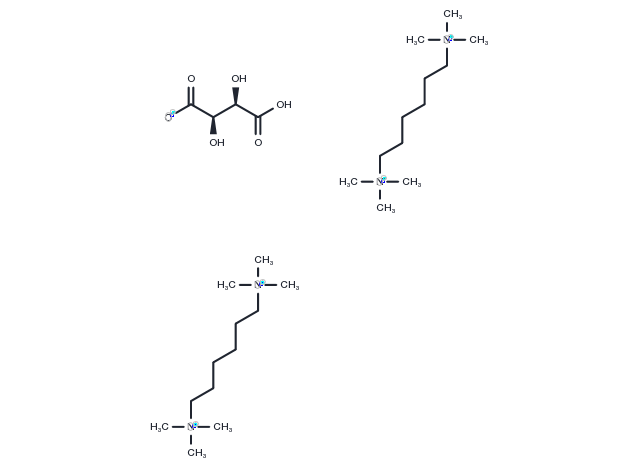 Hexamethonium tartrate Chemical Structure