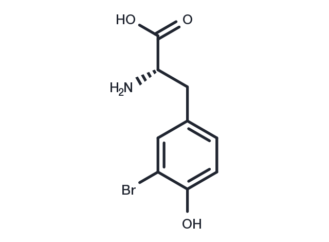 (S)-2-Amino-3-(3-bromo-4-hydroxyphenyl)propanoic acid Chemical Structure