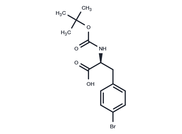 Boc-Phe(4-Br)-OH Chemical Structure