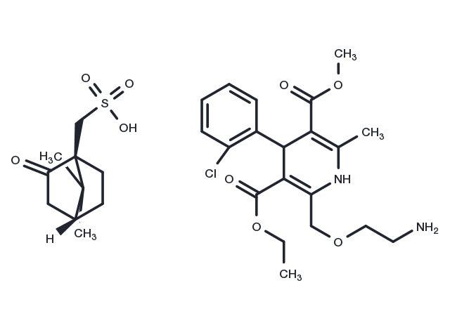 Amlodipine camsylate Chemical Structure