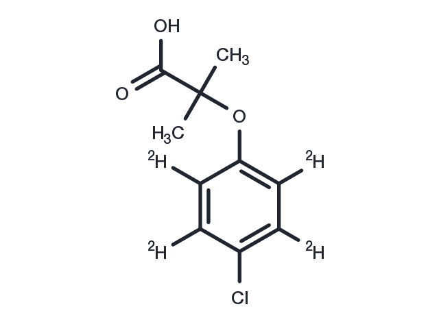 Clofibric Acid-d4 Chemical Structure