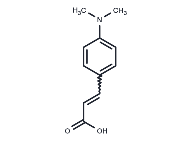 TargetMol Chemical Structure 4-(Dimethylamino)cinnamic acid