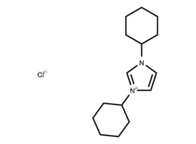 1,3-Dicyclohexiylimidazolium chloride Chemical Structure