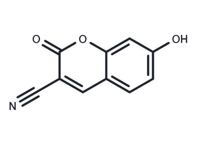TargetMol Chemical Structure 3-Cyano-7-hydroxycoumarin