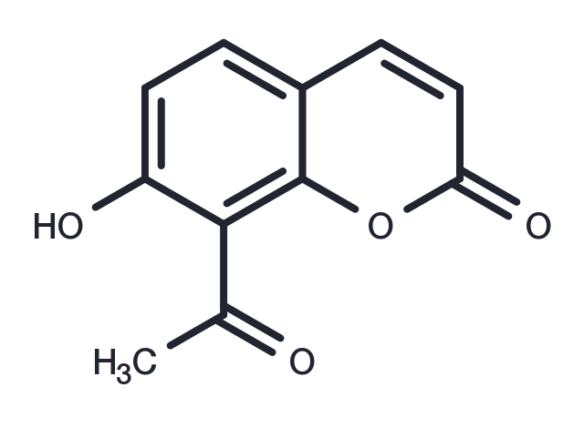TargetMol Chemical Structure 8-Acetyl-7-Hydroxycoumarin
