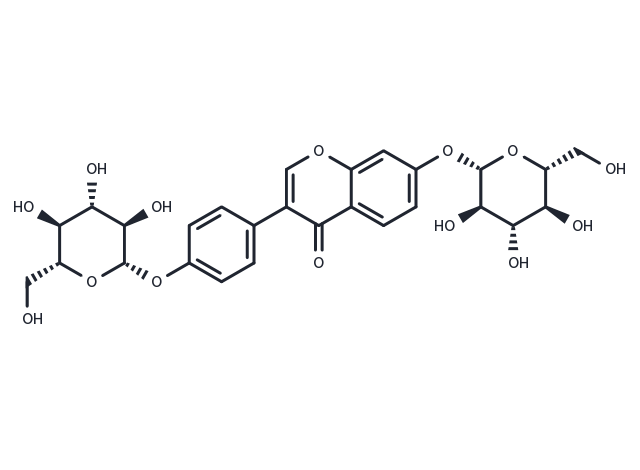 TargetMol Chemical Structure Daidzein-4',7-diglucoside