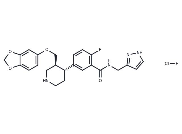 TargetMol Chemical Structure GRK2-IN-1 hydrochloride (2055990-90-2 free base)