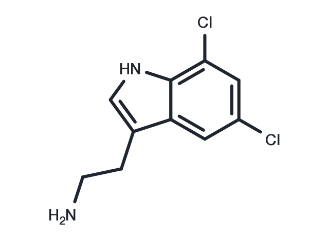 2-(5,7-dichloro-1H-indol-3-yl)ethan-1-amine Chemical Structure