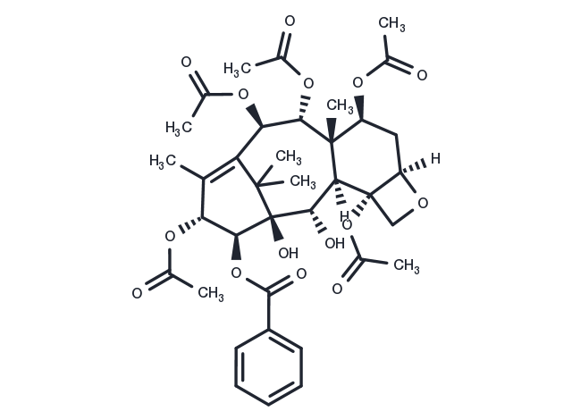 14beta-Benzoyloxy-2-deacetylbaccatin VI Chemical Structure