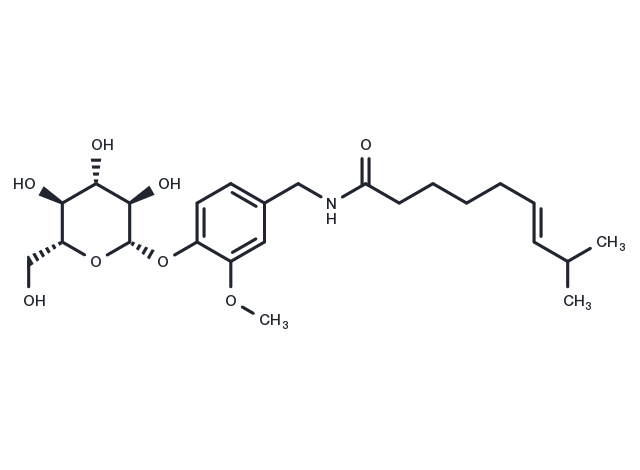 Capsaicin β-D-glucopyranoside Chemical Structure