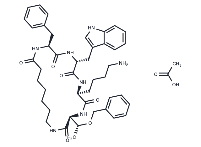 Cyclosomatostatin Acetate Chemical Structure