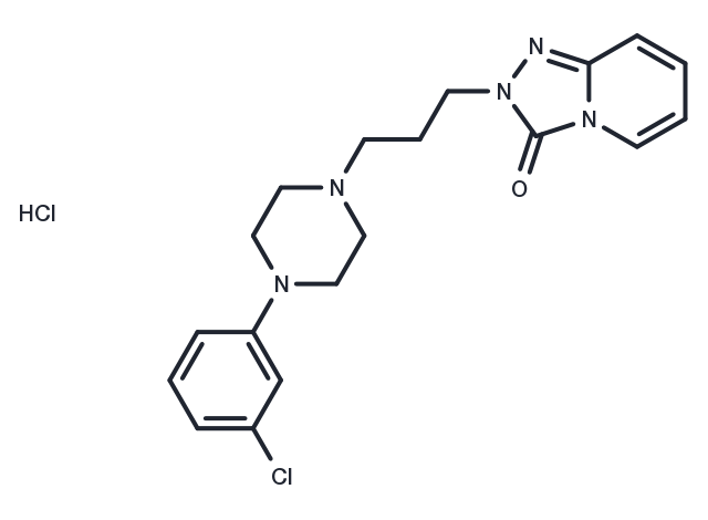 TargetMol Chemical Structure Trazodone hydrochloride