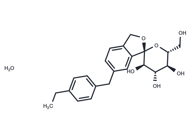 TargetMol Chemical Structure Tofogliflozin (hydrate)