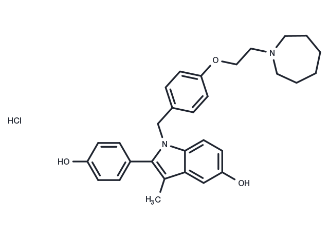 TargetMol Chemical Structure Bazedoxifene hydrochloride