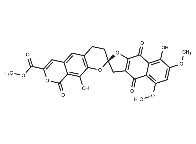 β-Rubromycin Chemical Structure