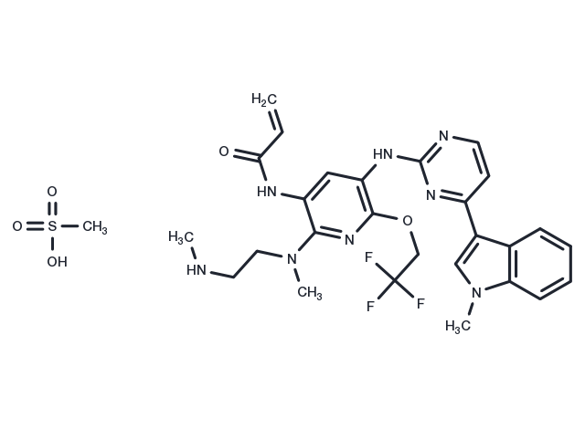 TargetMol Chemical Structure AST5902 mesylate(2412155-74-7 free base)