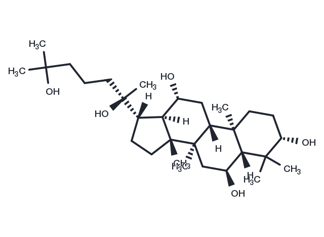 25(S)-Hydroxyprotopanaxatriol Chemical Structure