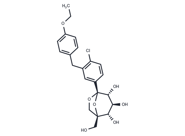 TargetMol Chemical Structure Ertugliflozin