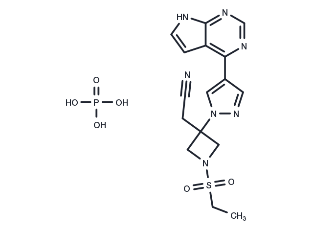 TargetMol Chemical Structure Baricitinib phosphate
