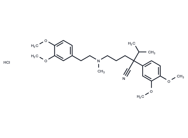 TargetMol Chemical Structure Verapamil hydrochloride