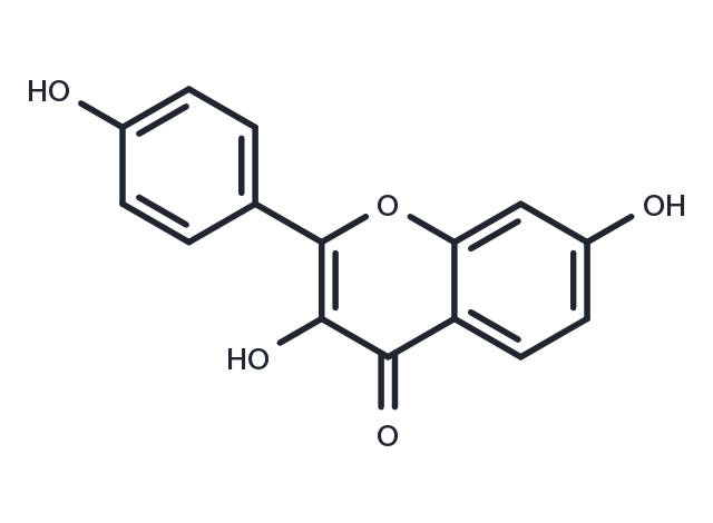 3,7,4'-Trihydroxyflavone Chemical Structure