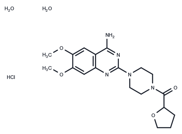 Terazosin hydrochloride dihydrate Chemical Structure