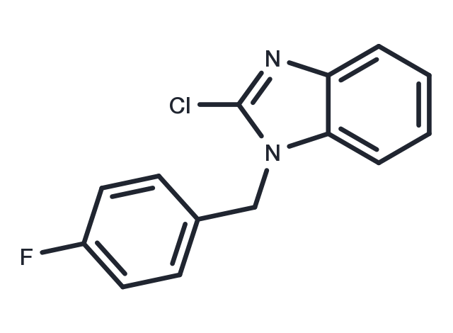 TargetMol Chemical Structure 2-Chloro-1-(4-fluorobenzyl)benzimidazole