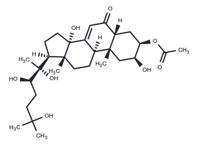 3-O-Acetyl-20-Hydroxyecdysone Chemical Structure