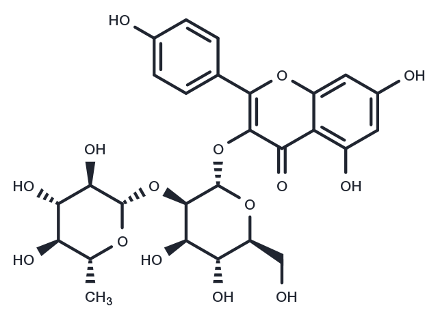 TargetMol Chemical Structure Kaempferol-3-O-glucorhamnoside