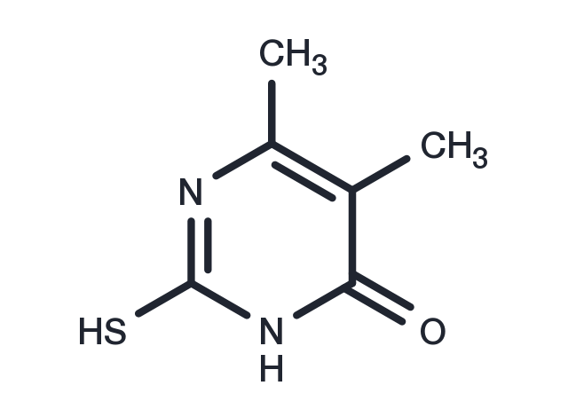 5,6-dimethyl-2-Thiouracil Chemical Structure